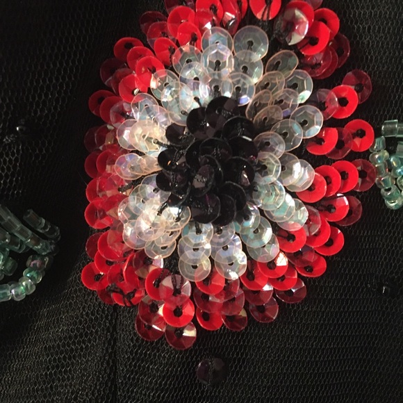 ASOS floral sequin dress size 2 - Picture 2 of 10